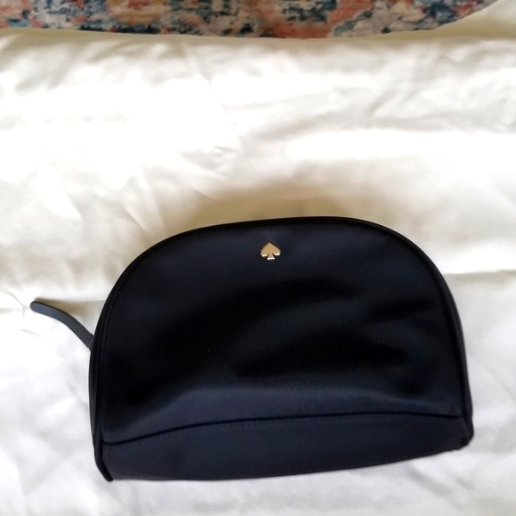 kate spade Handbags - NWT Kate Spade Joe Medium Dome Black Nylon Makeup Bag